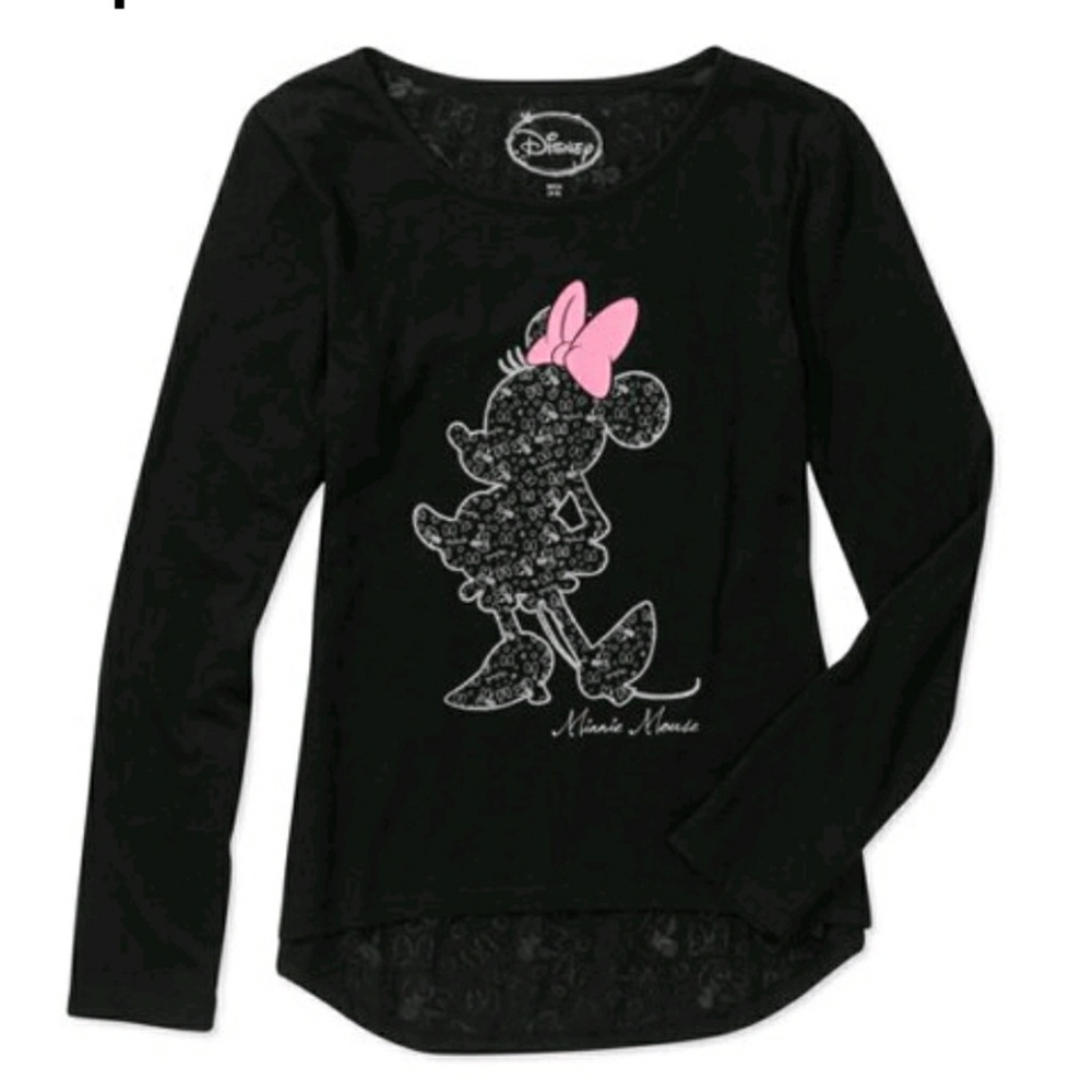 NEW see-thru Disney Minnie Mouse Top